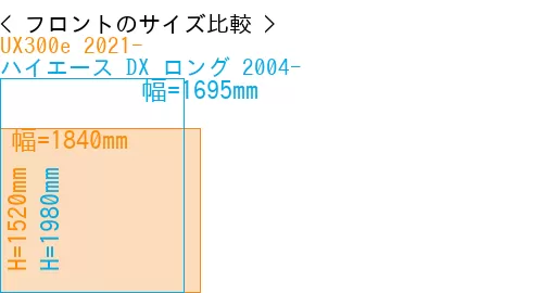 #UX300e 2021- + ハイエース DX ロング 2004-
